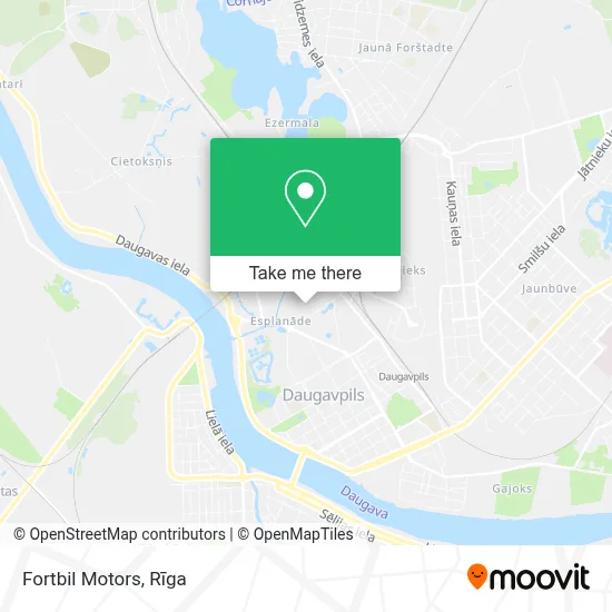 Fortbil Motors map