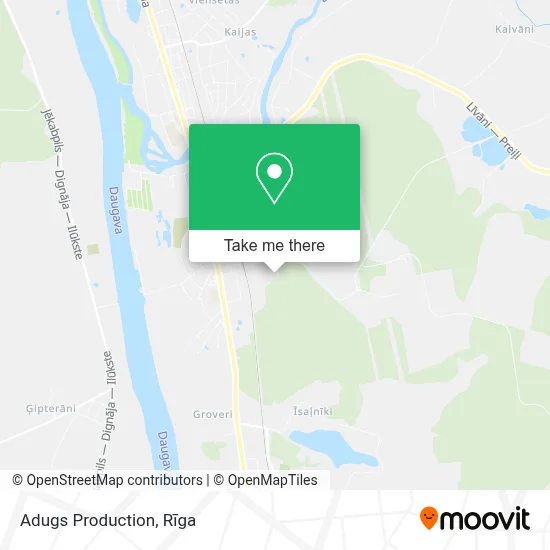 Adugs Production map