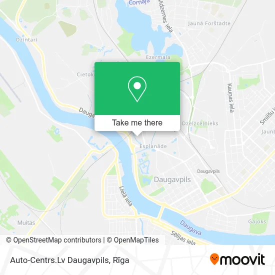 Auto-Centrs.Lv Daugavpils map