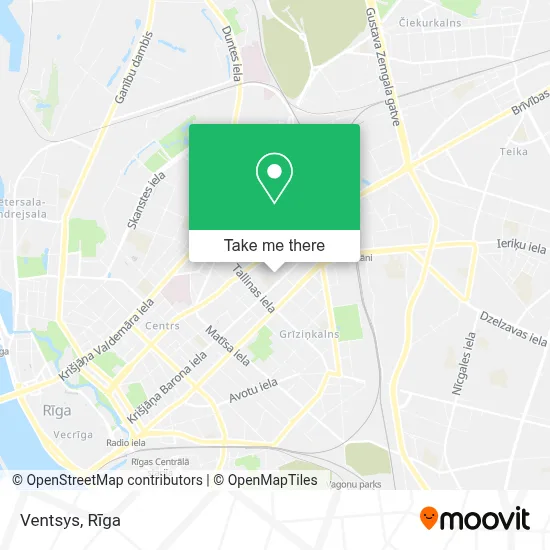 Ventsys map