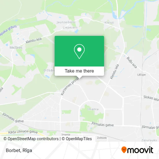Borbet map