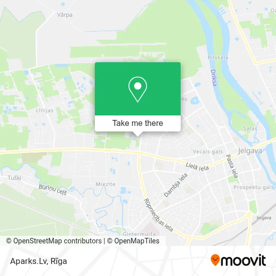 Aparks.Lv map
