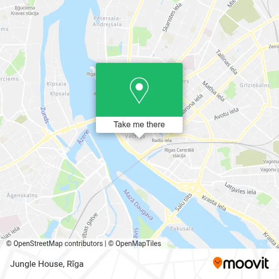 Jungle House map