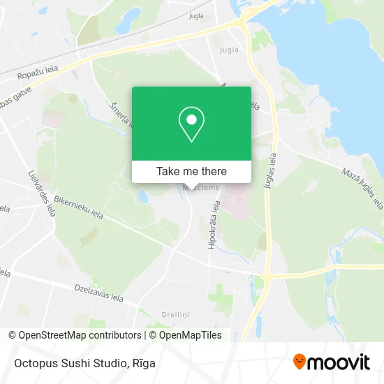 Octopus Sushi Studio map
