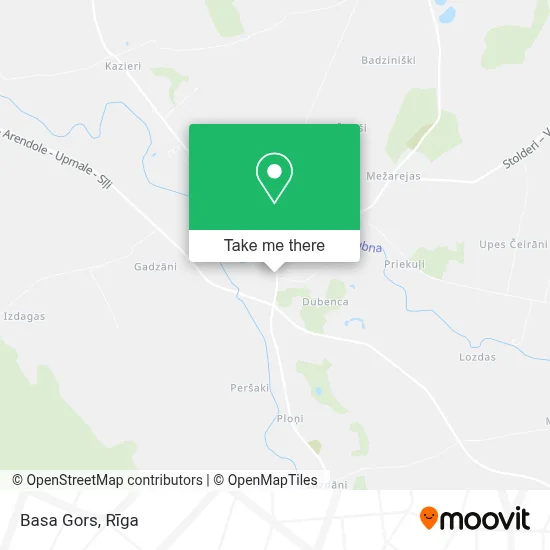 Basa Gors map