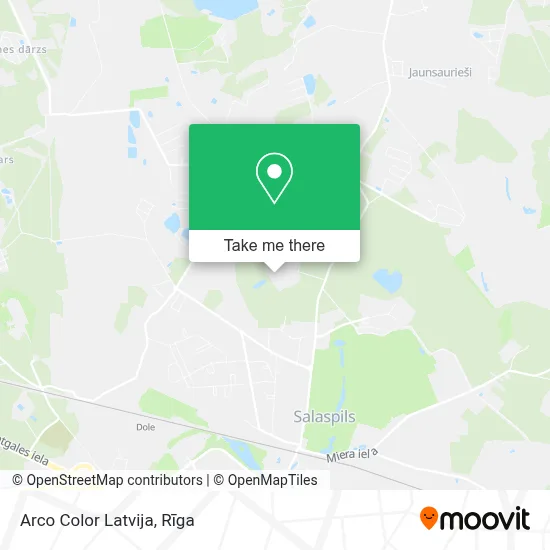 Arco Color Latvija map
