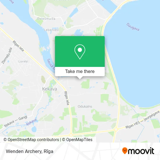 Wenden Archery map