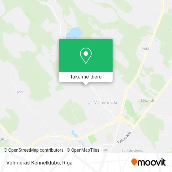 Valmieras Kennelklubs map