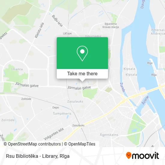 Rsu Bibliotēka - Library map