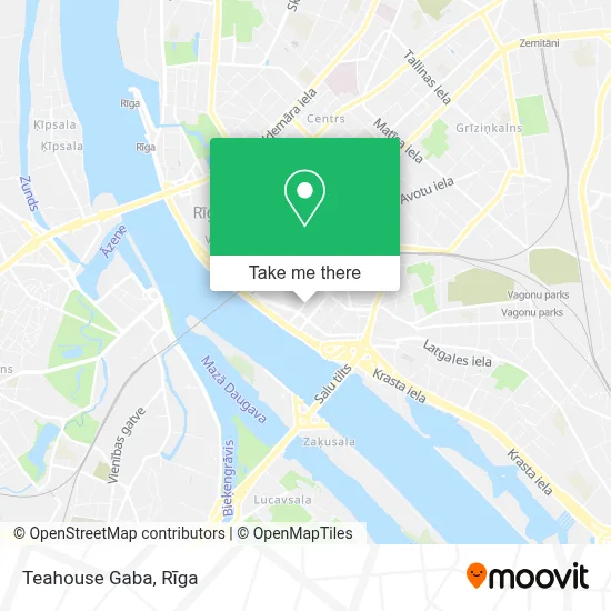 Teahouse Gaba map
