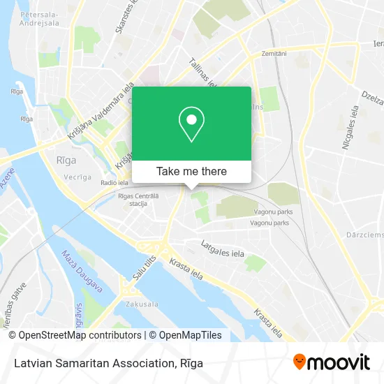 Latvian Samaritan Association map