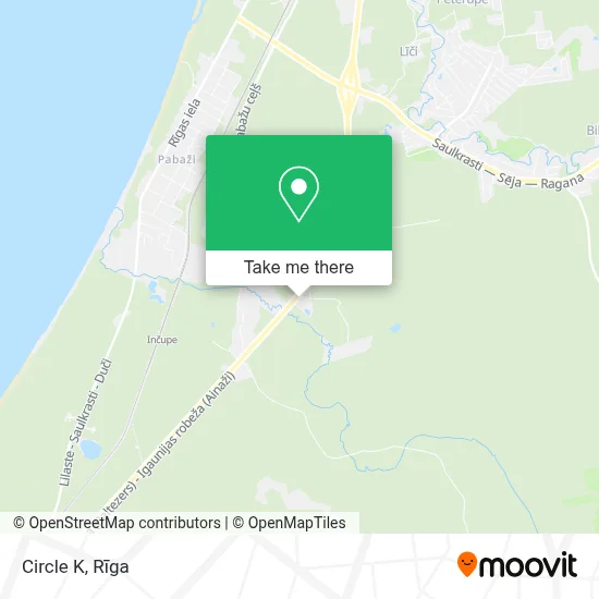 Circle K map