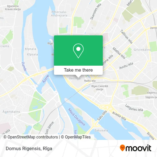 Domus Rigensis map