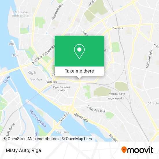 Misty Auto map