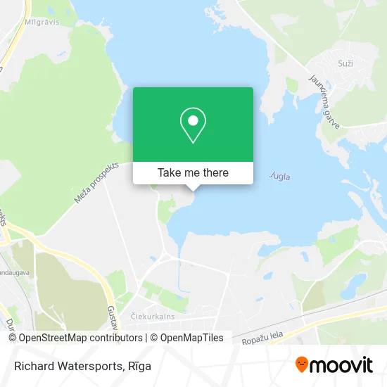 Richard Watersports map