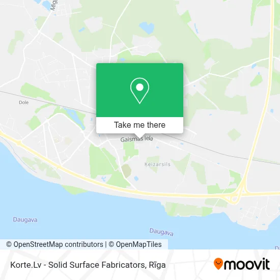 Korte.Lv - Solid Surface Fabricators map