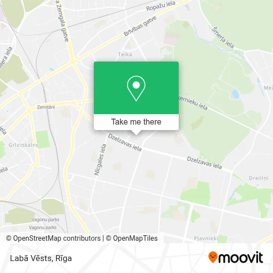 Labā Vēsts map