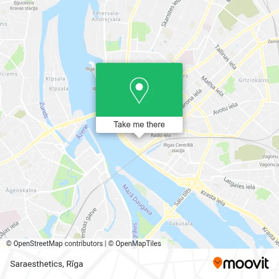 Saraesthetics map