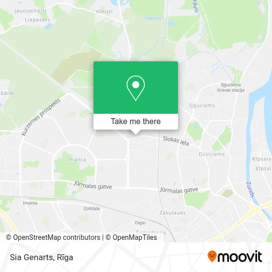 Sia Genarts map