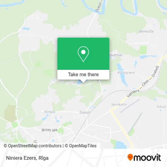 Niniera Ezers map