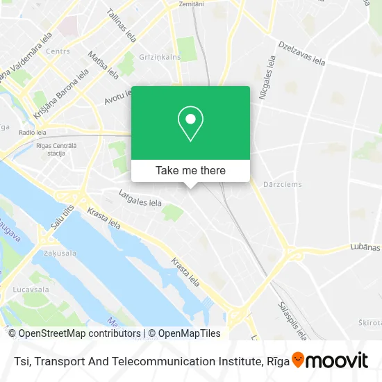 Tsi, Transport And Telecommunication Institute map