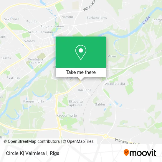 Circle K| Valmiera I map