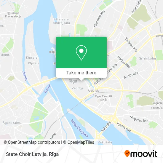 State Choir Latvija map