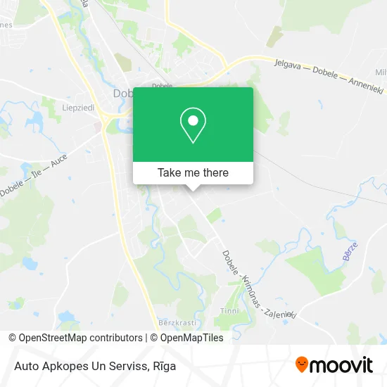 Auto Apkopes Un Serviss map