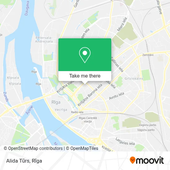 Alida Tūrs map