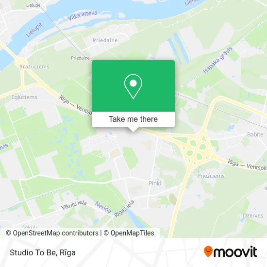 Studio To Be map