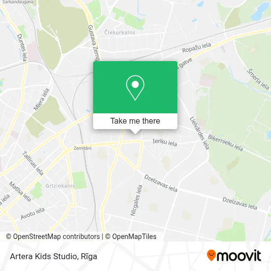 Artera Kids Studio map