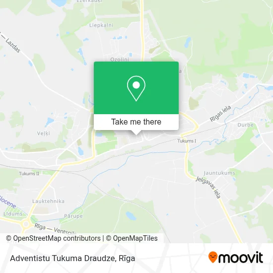 Adventistu Tukuma Draudze map