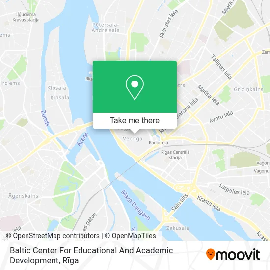 Baltic Center For Educational And Academic Development map