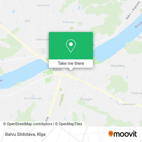 Balvu Slidotava map