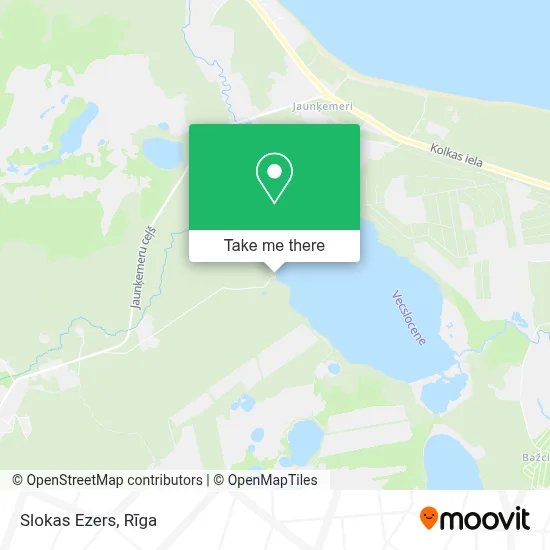 Slokas Ezers map