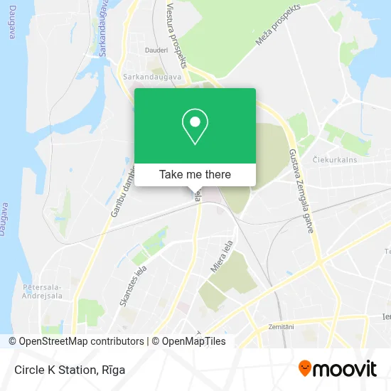 Circle K Station map