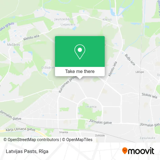 Latvijas Pasts map