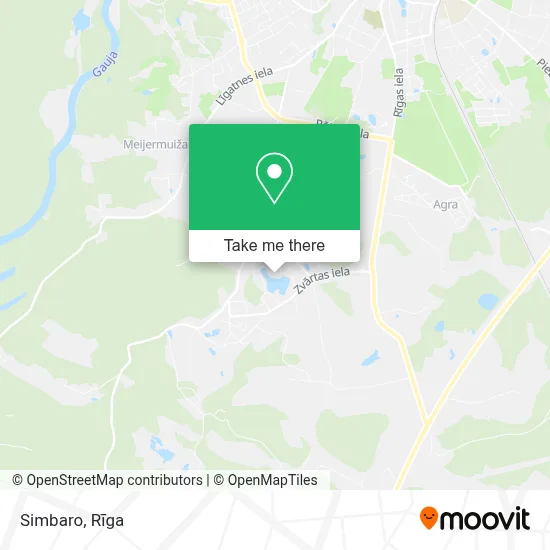 Simbaro map