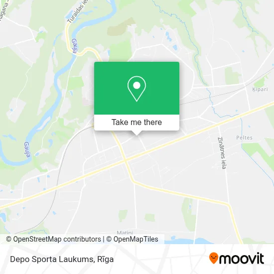 Depo Sporta Laukums map