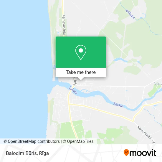 Balodim Būris map
