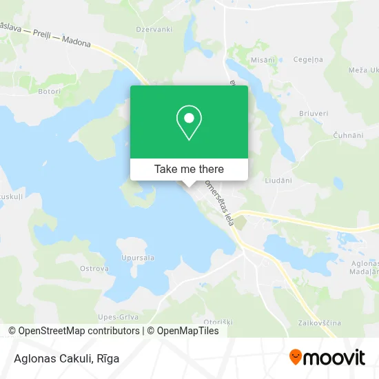 Aglonas Cakuli map
