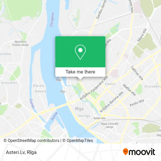 Asteri.Lv map