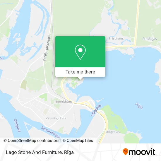 Lago Stone And Furniture map