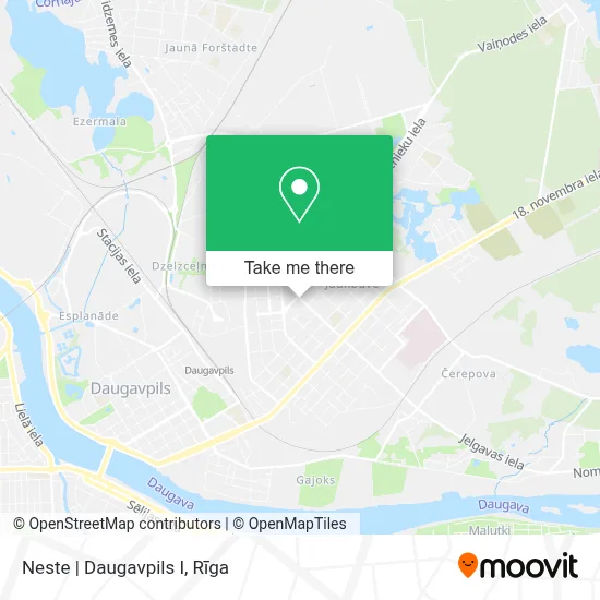 Neste | Daugavpils I map