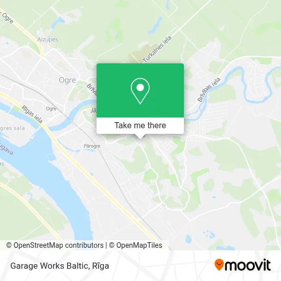 Garage Works Baltic map