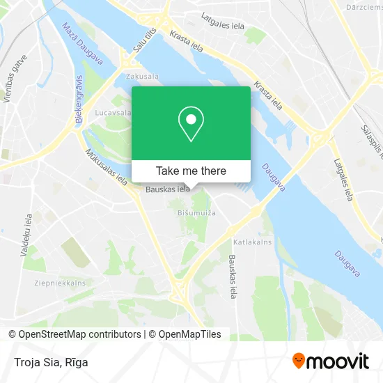 Troja Sia map
