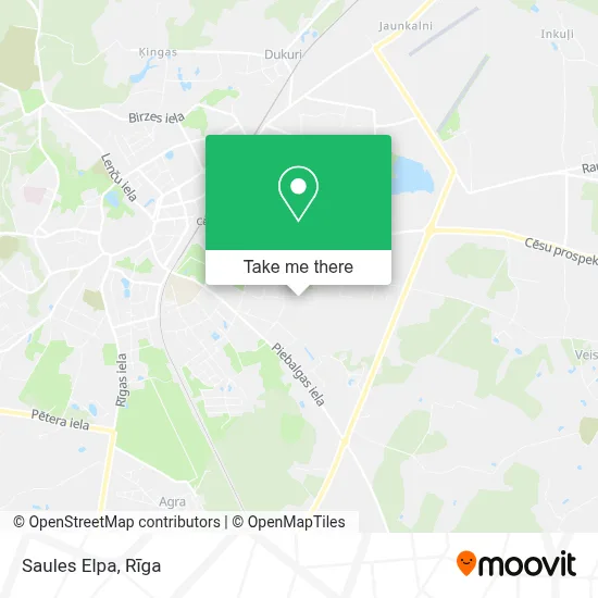 Saules Elpa map