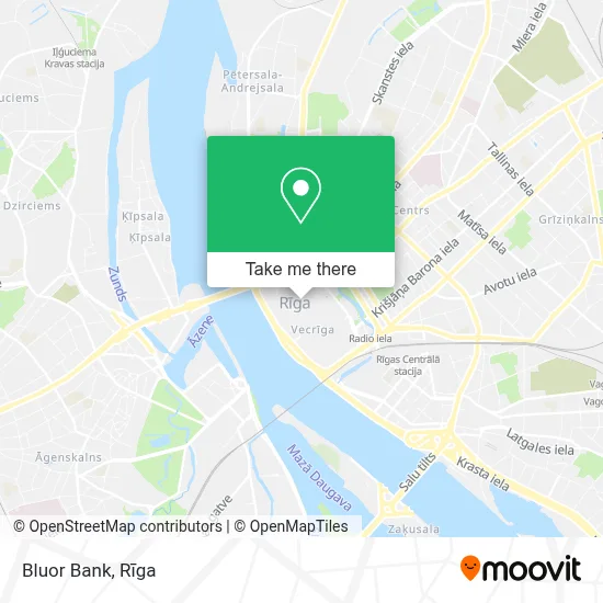 Bluor Bank map