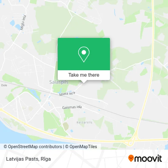 Latvijas Pasts map