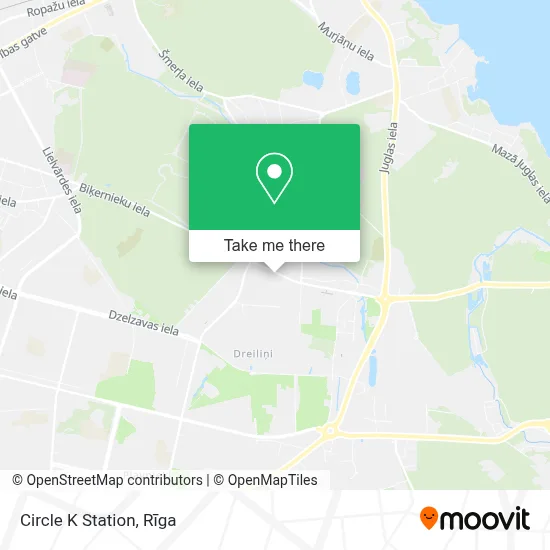Circle K Station map